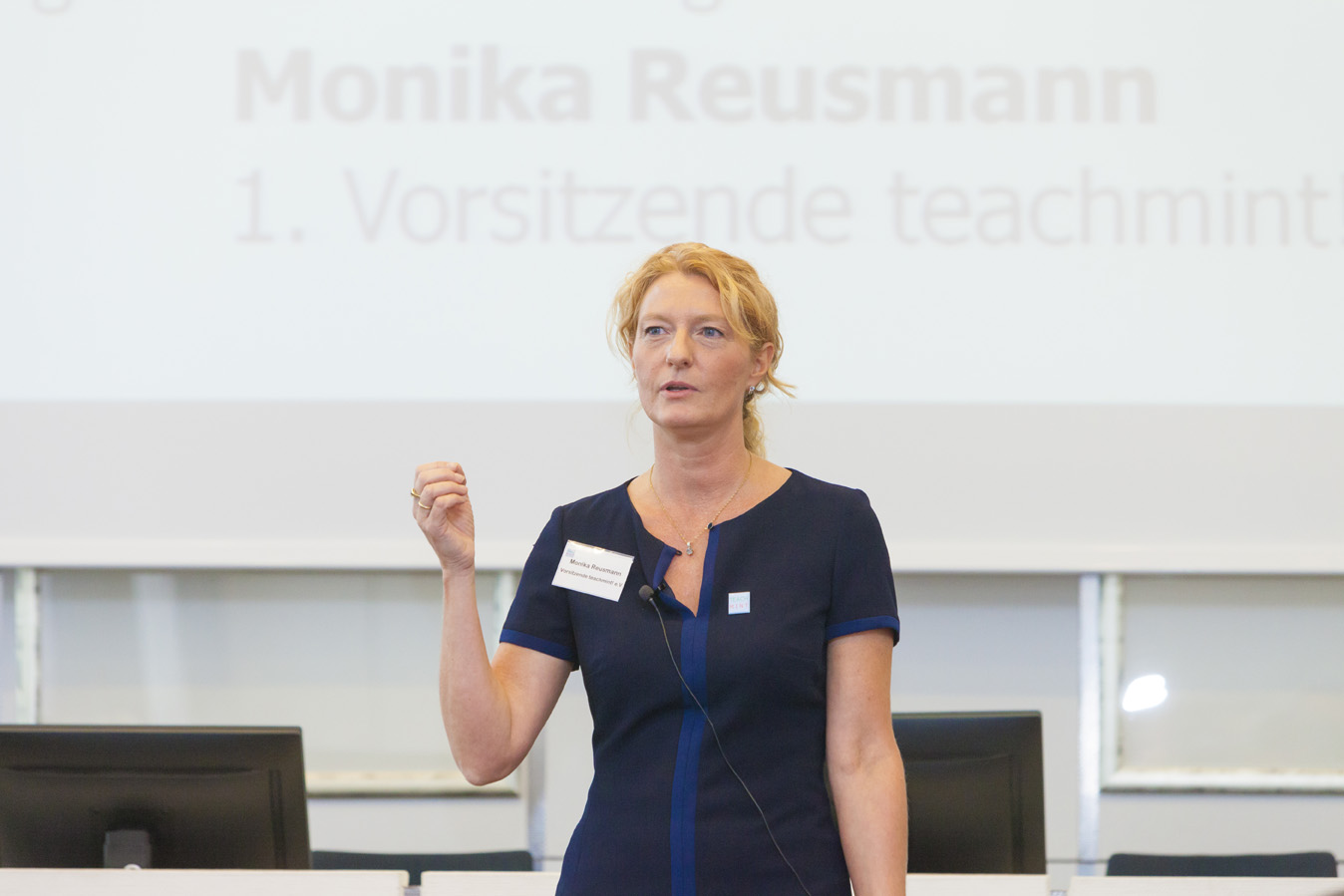Monika Reusmann, Vorsitzende teachmint! e.V., Foto H. Reusmann